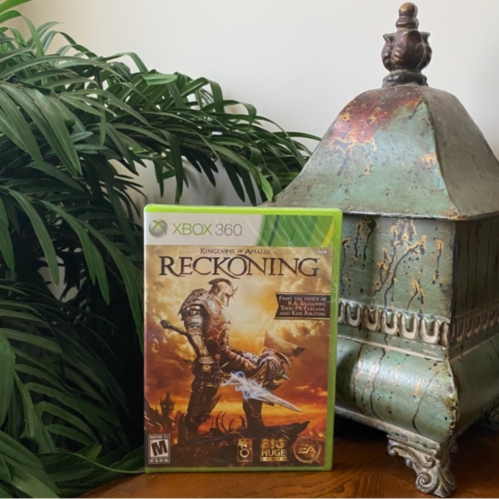 Kingdoms of Amalur: Reckoning Xbox 360 - Orange & Brown Cover